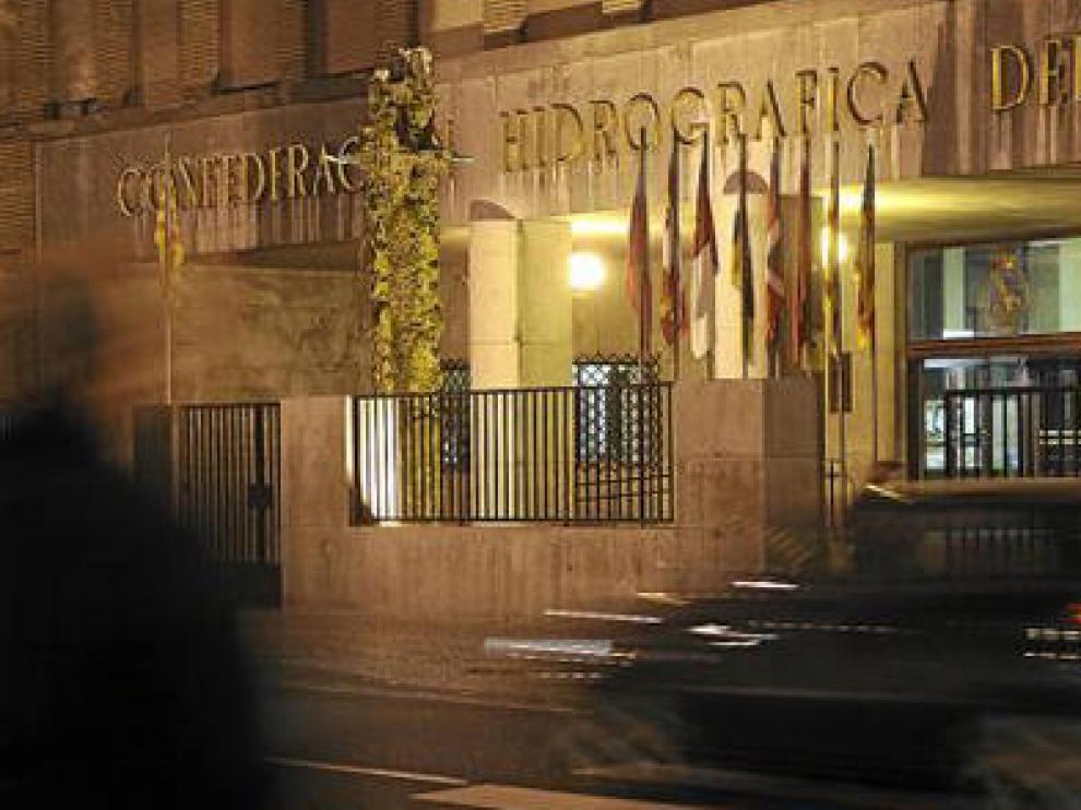 La sede central de la CHE, en el paseo de Sagasta.