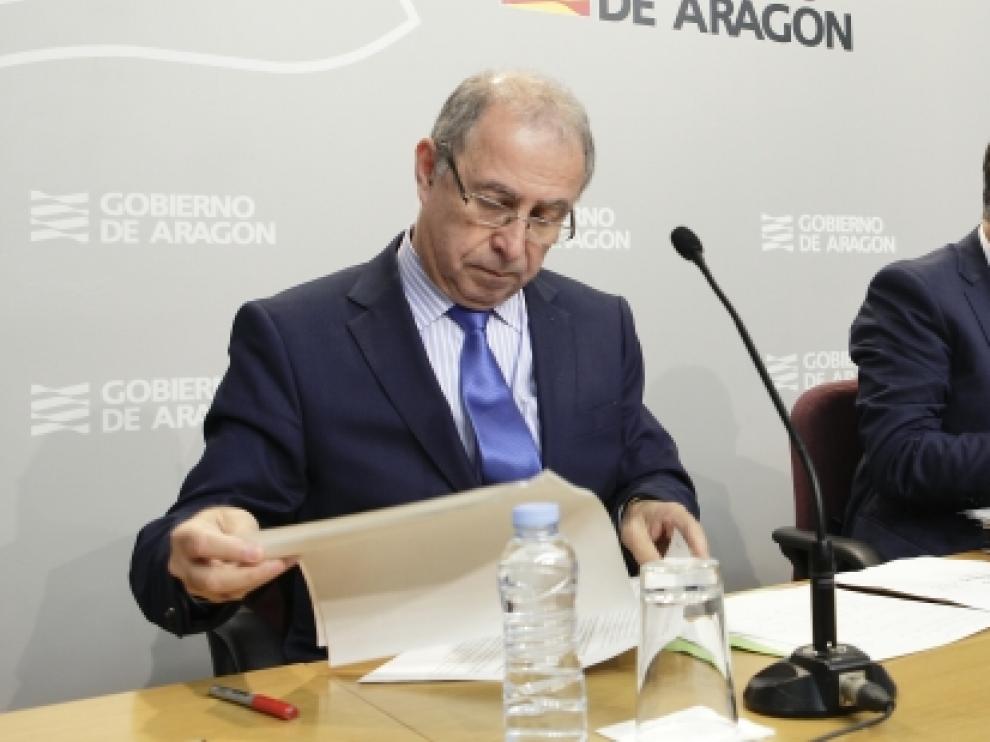 Rueda de prensa tras el consejo de Gobierno.