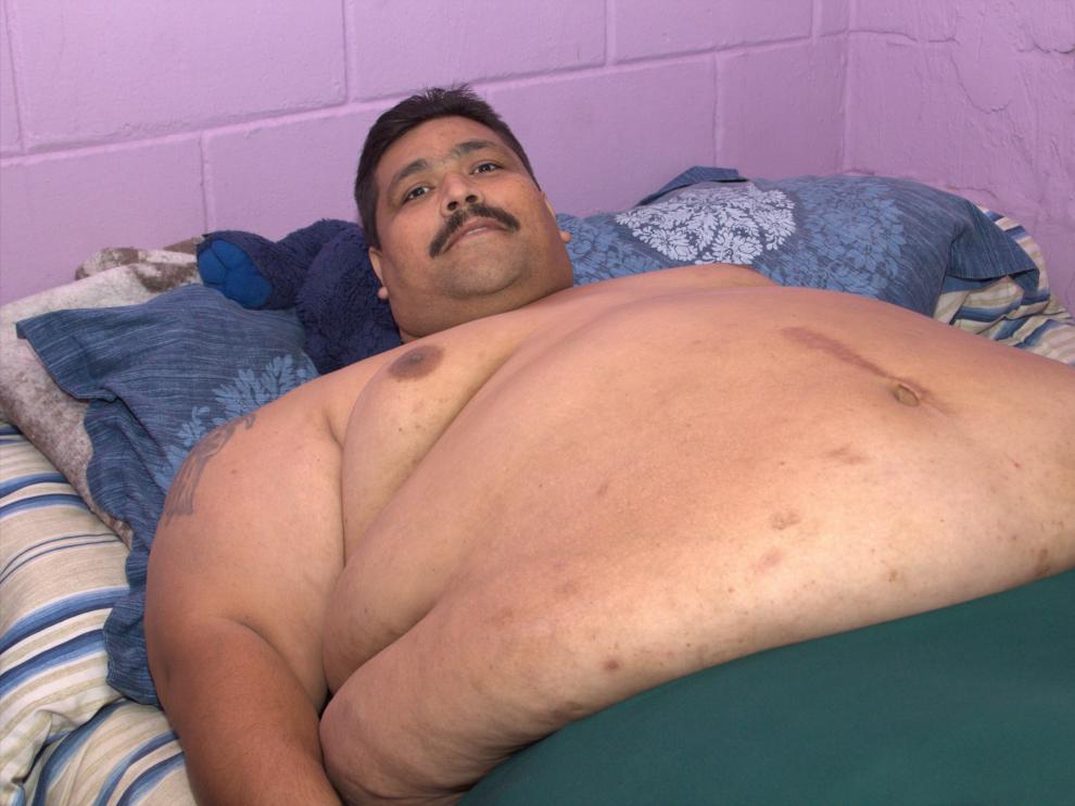Con 18 años ya pesaba 120 kilos.