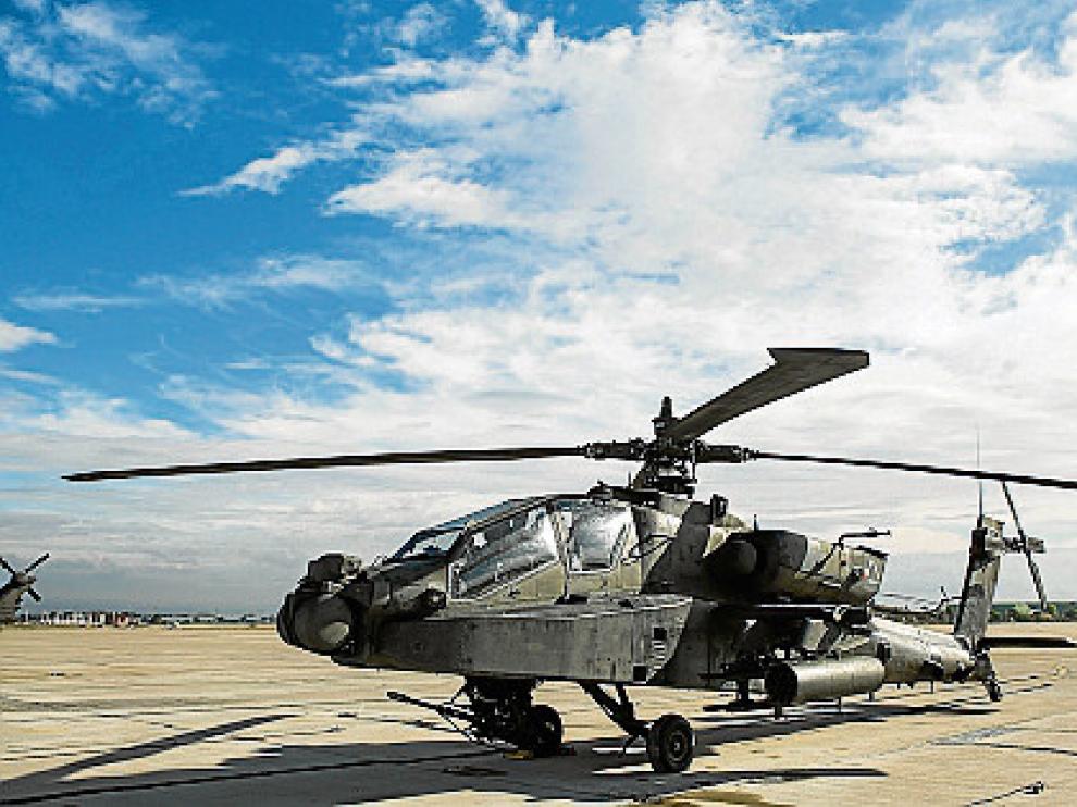 Helicópteros Apache de la 12 Cía.