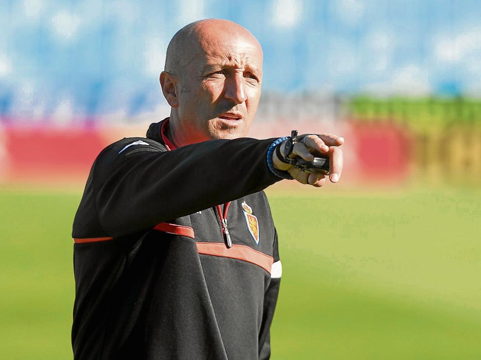 Ranko Popovic, en la matinal de ayer viernes al inicio del ensayo del equipo a puerta cerrada.