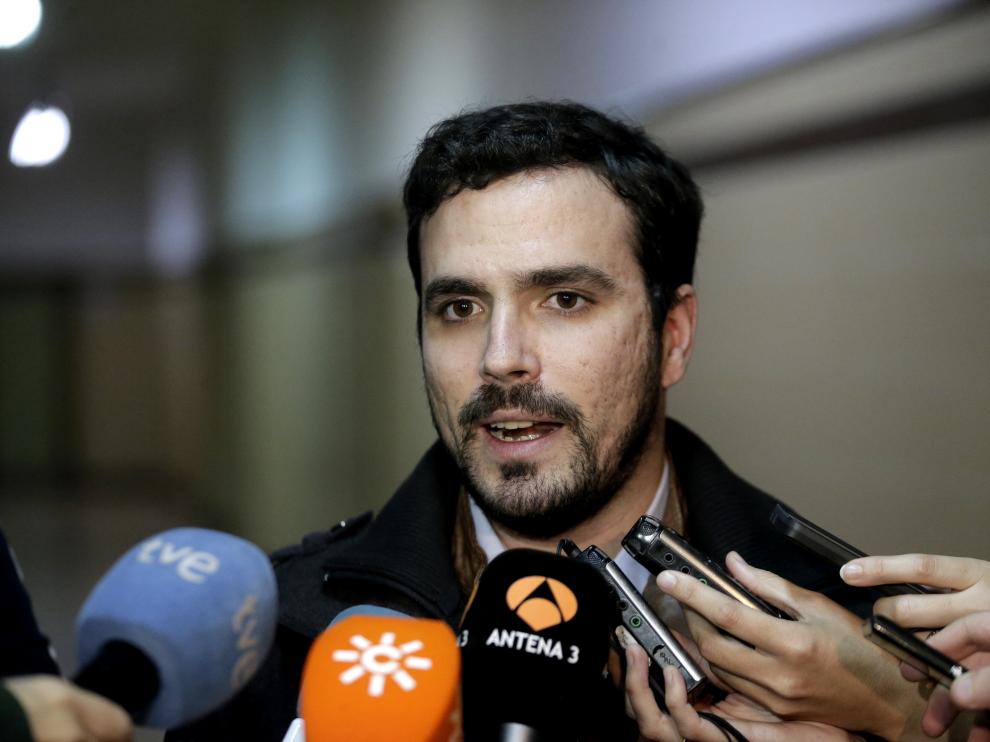 Garzón atendiendo a los medios, imagen de archivo.