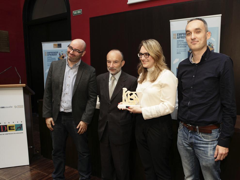 Entrega de los premios del XXII Concurso IDEA de iniciativas empresariales en Aragón