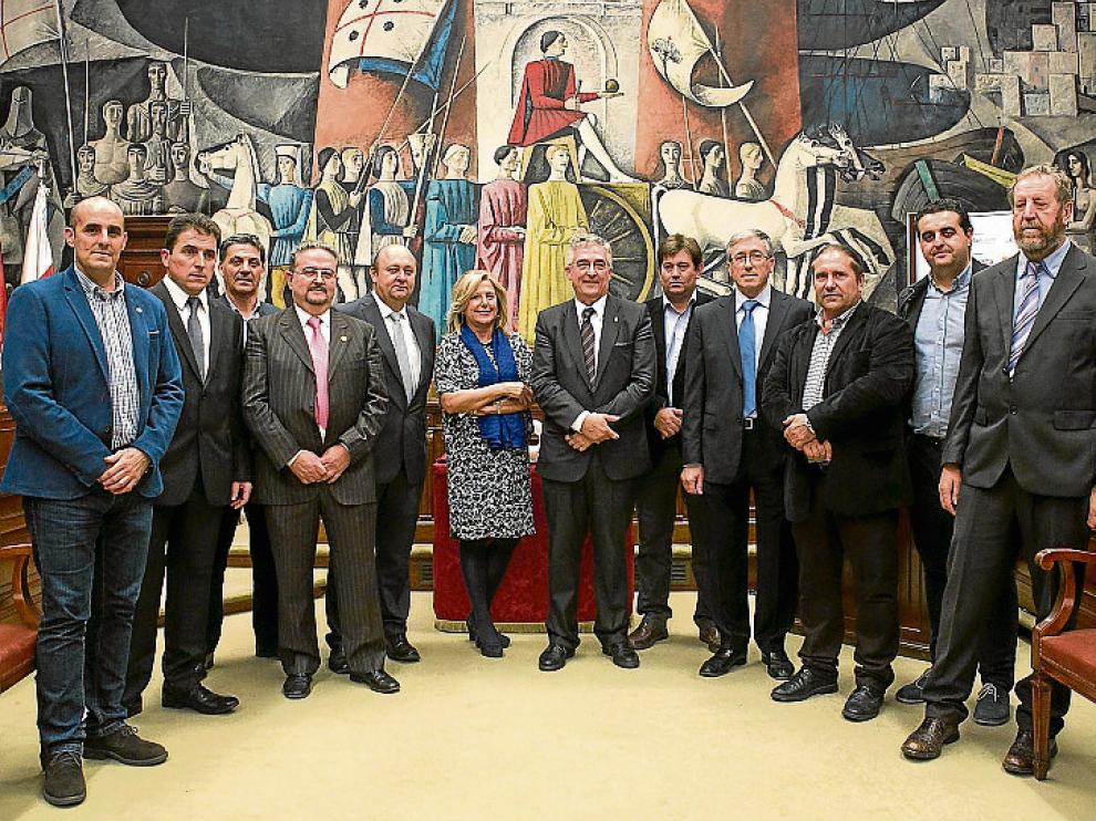 Jesús Pérez, Jesús Labarta, Ángel Jiménez, Fernando Carrera, José Víctor Nogués, Rosa Oria, Joaquín Olona, Enrique Arceiz, Joaquín Labarta, José Manuel Penella, José Manuel Roche y Francisco Marcén.