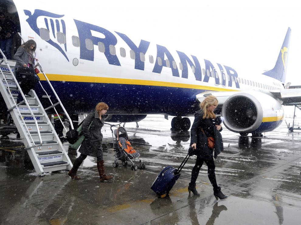 Un avión de Ryanair