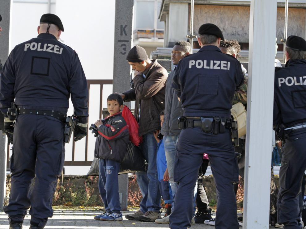Entrada de refugiados a Alemania, en una imagen de archivo
