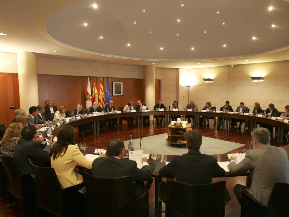 Pleno de la Diputación de Huesca