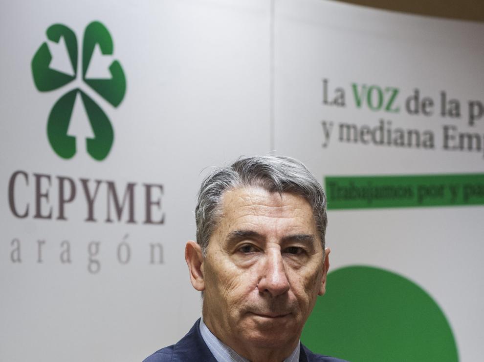 Aurelio López de Hita, presidente de Cepyme Aragón.