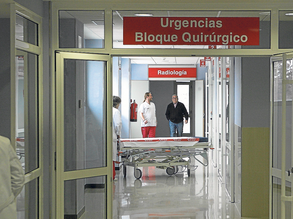 Una imagen del hospital de Jaca.