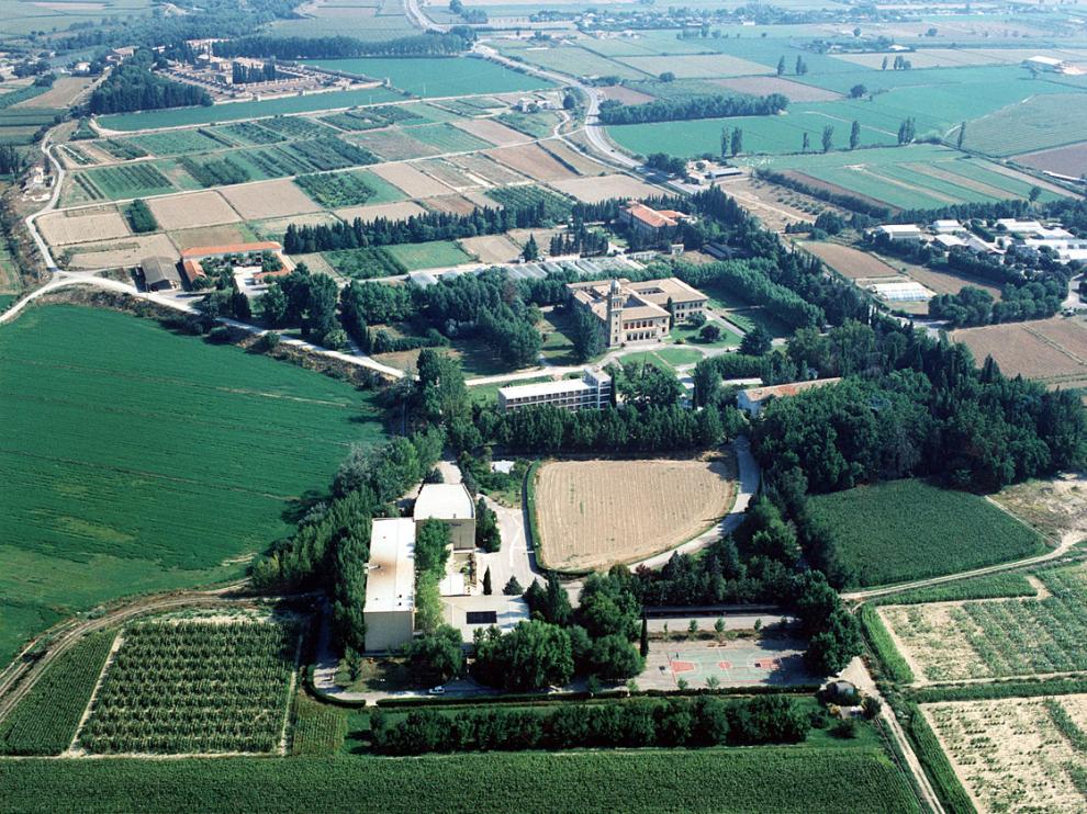 Vista aérea del Parque Científico Tecnológico Aula Dei.