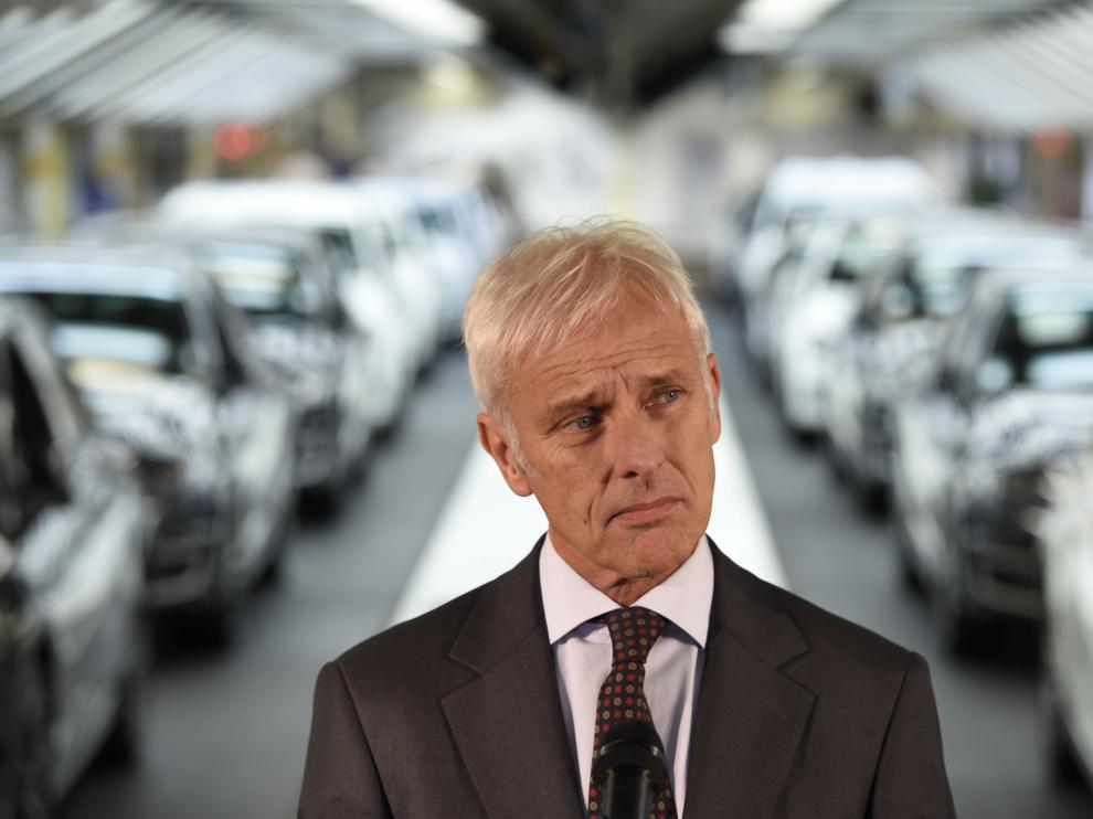 El presidente de la junta directiva de Volkswagen, Matthias Müller.