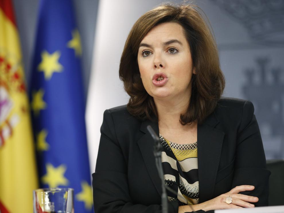Soraya avisa a Mas