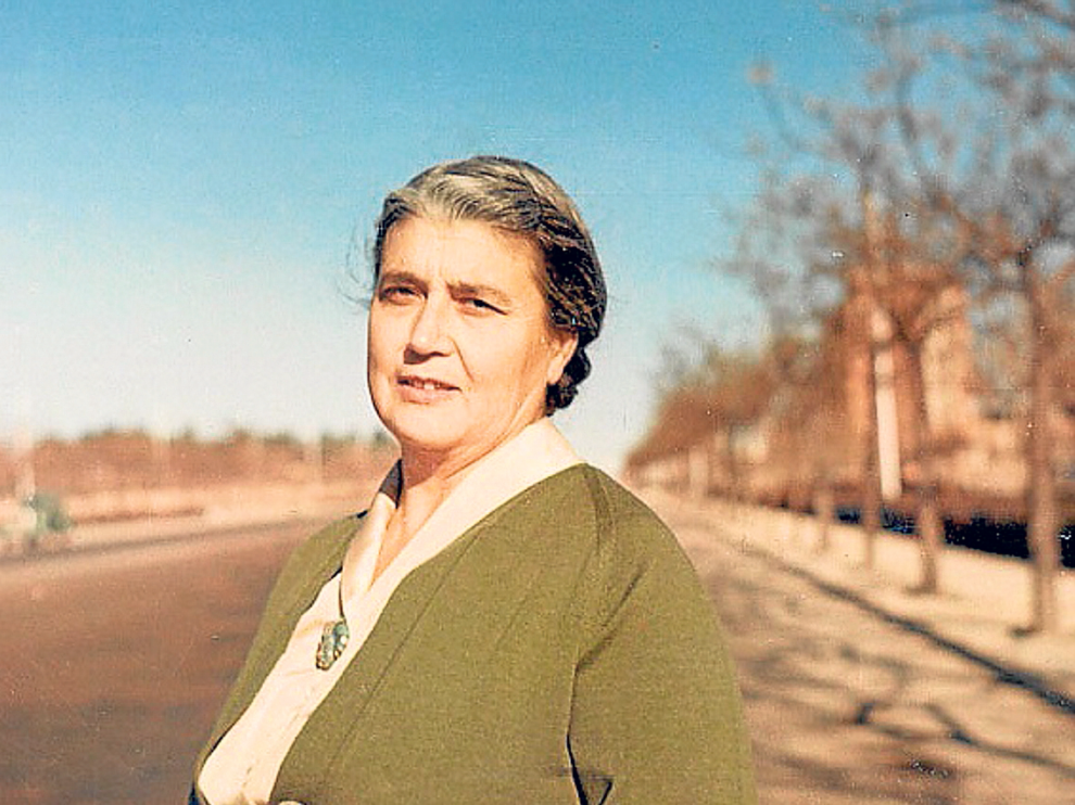 La lexicógrafa aragonesa María Moliner.