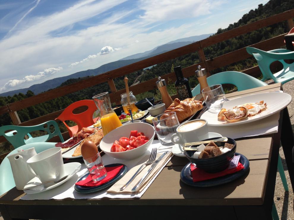 Uno de los populares desayunos de La Demba