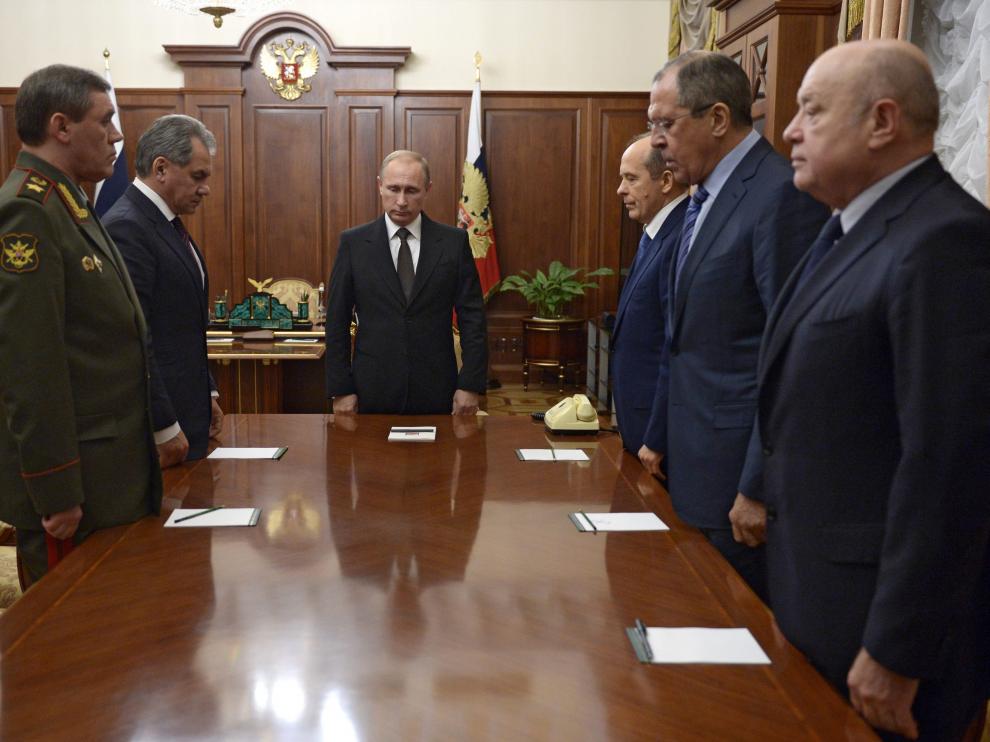 El presidente ruso Vladímir Putin, este martes