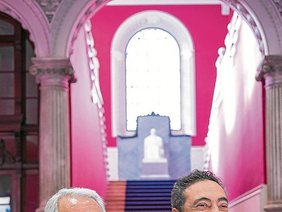 Esteban Rodríguez (Biofabri) y Carlos Martín.
