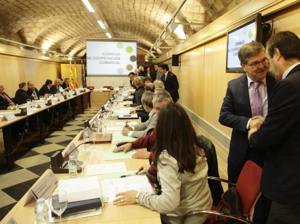 Vicente Guillén ha asistido a la constitución del Consejo de Cooperación Comarcal.