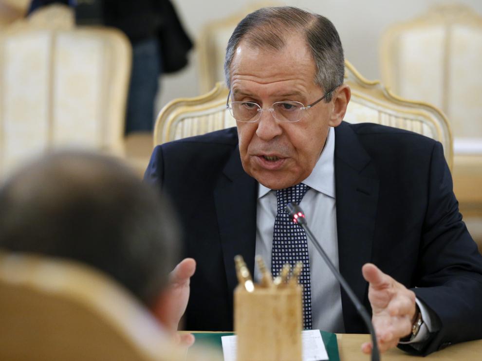 El ministro de Exteriores ruso, Serguéi Lavrov.