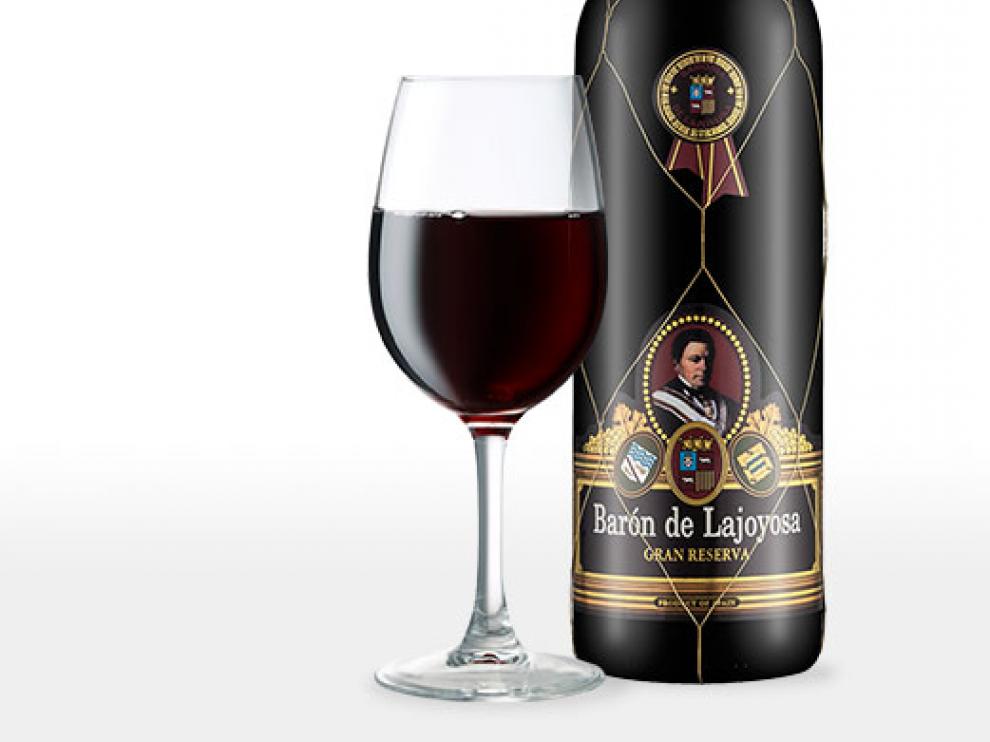 Dos cajas de vino Barón de Lajoyosa Gran Reserva 2005.