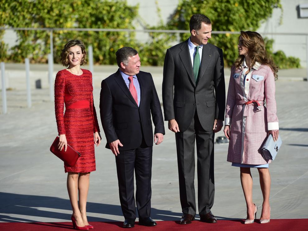 El jueves asistieron a una cena privada en el Palacio Real de El Pardo ofrecida por los Reyes de España.
