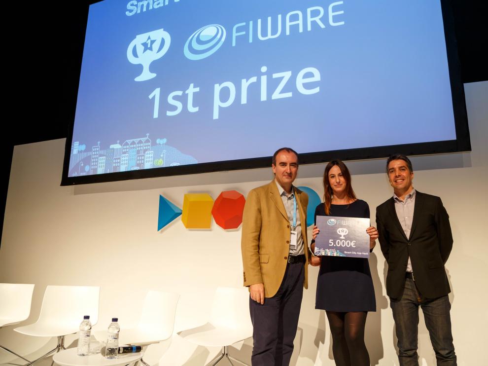 El equipo recogió el premio el miércoles en Smart City Expo, Barcelo.