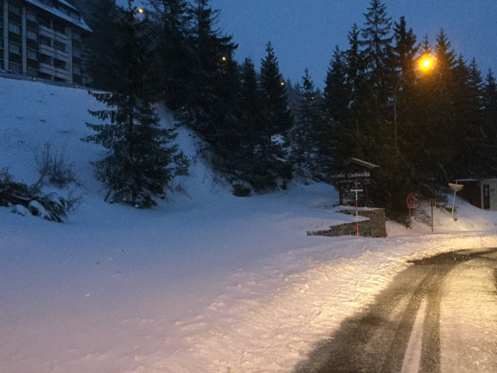 Primera gran nevada en Huesca