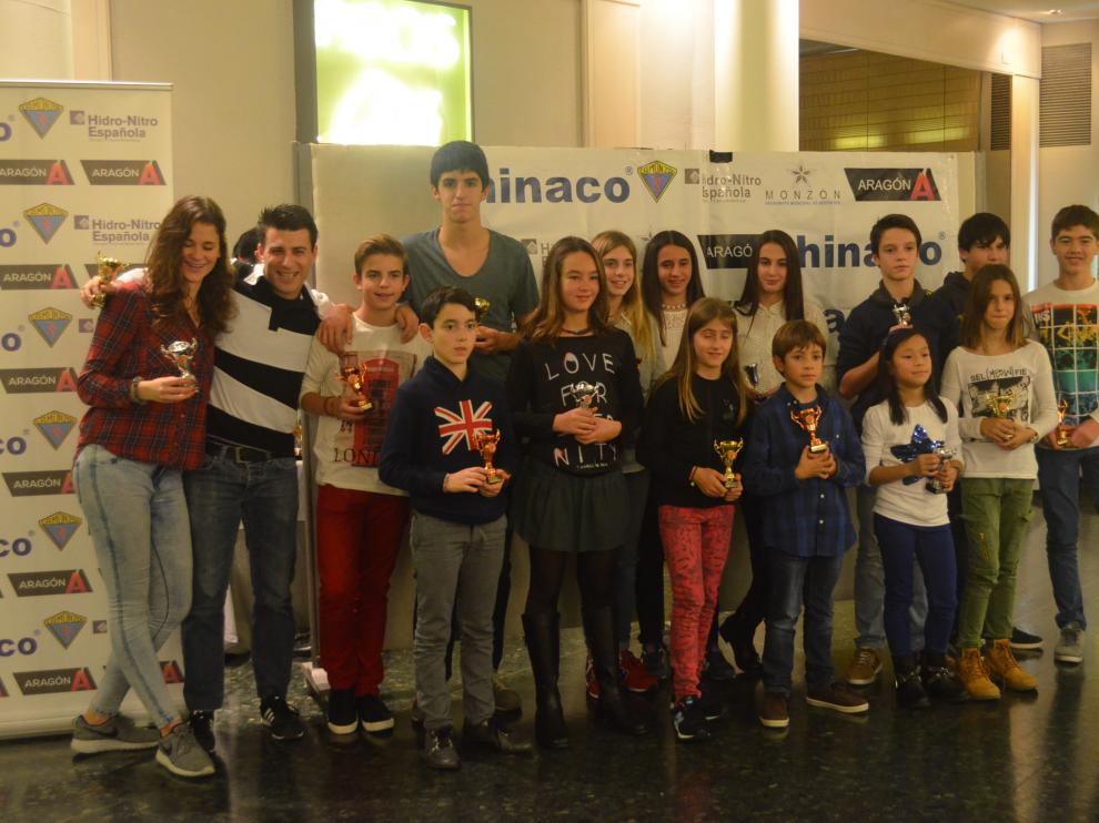 Homenaje al atletismo de Monzón