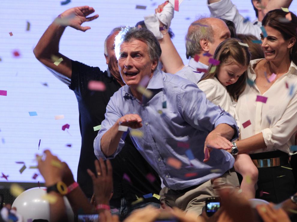 El líder del frente opositor Cambiemos, Mauricio Macri