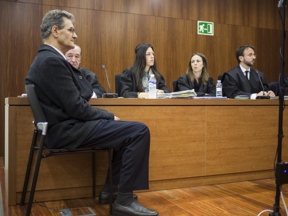 Antonio Losilla, durante una de las sesiones del juicio celebrado en la Audiencia Provincial.