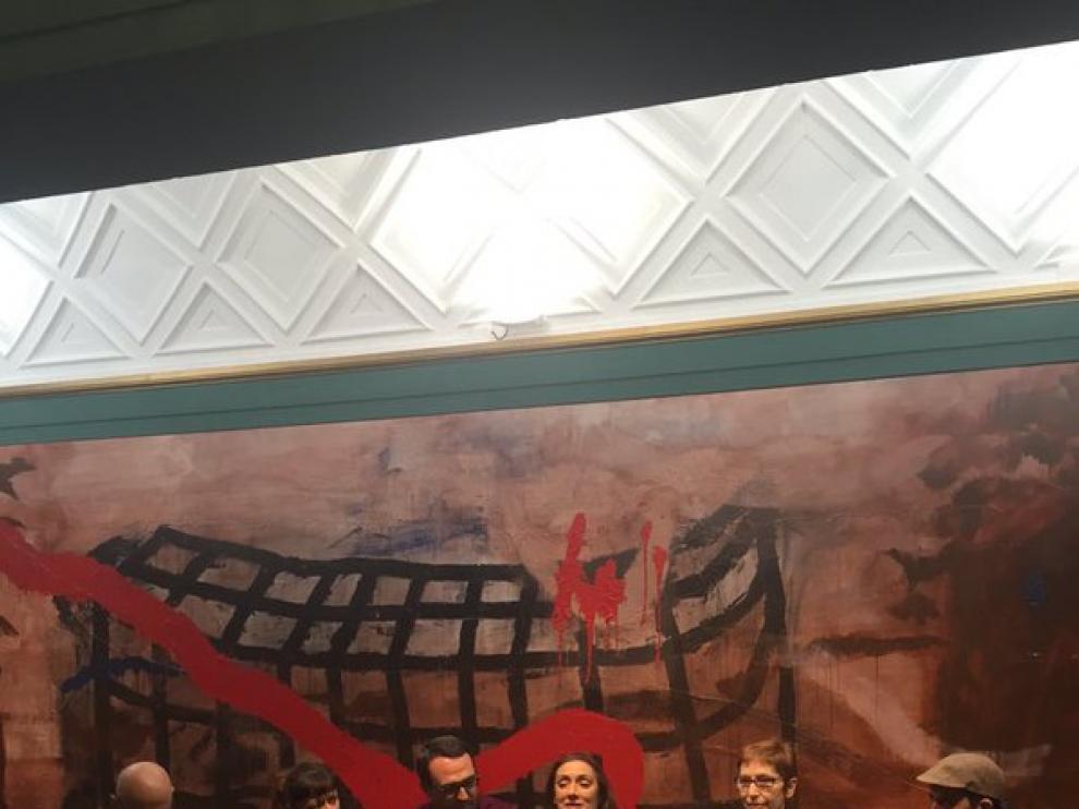 Presentación de la obra 'Pasos apresurados' en el Teatro del Mercado.