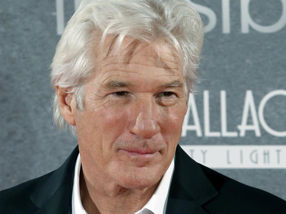 El actor Richard Gere durante la presentación de 'Invisibles' en Madrid.