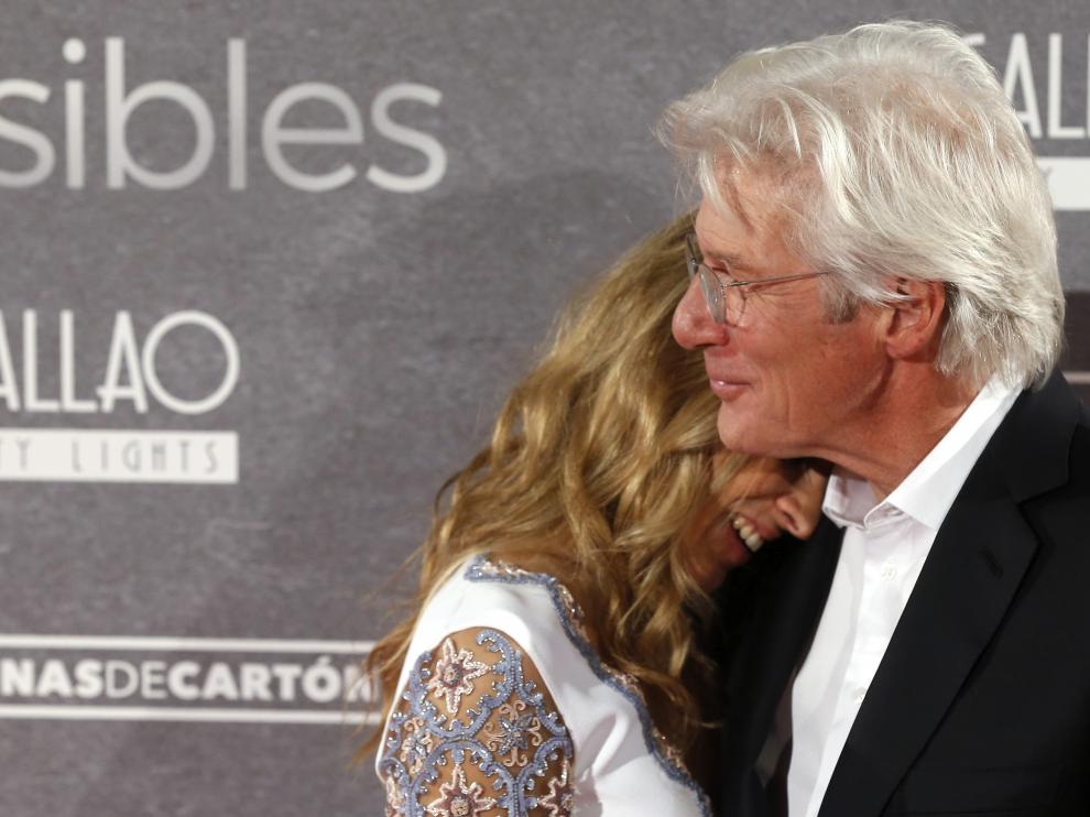Richard Gere, en Madrid con su novia
