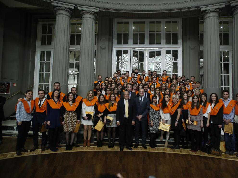 Se hizo entrega de los diplomas correspondientes a los siete másteres.