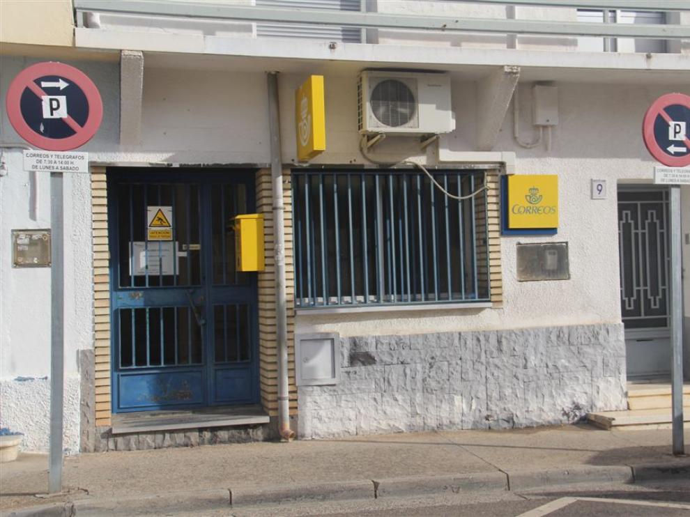 Oficina de Correos en Garrapinillos.