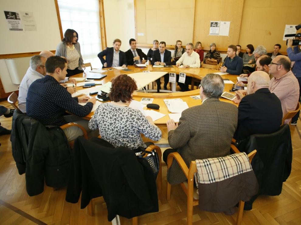 Reunión de la mesa de la Función Pública.