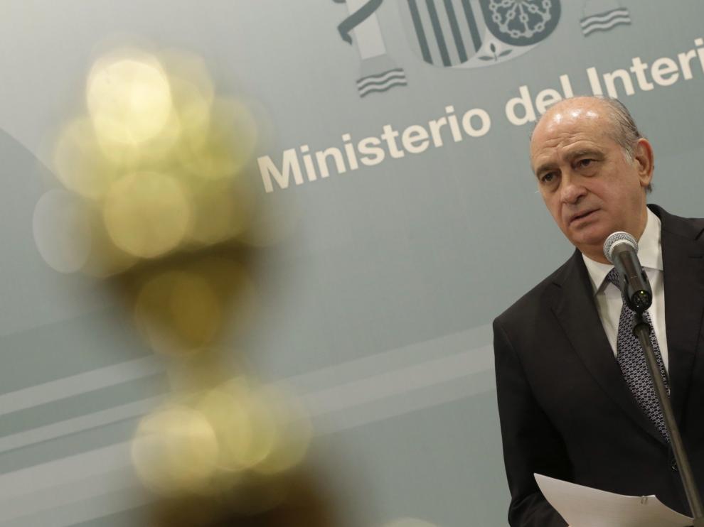 El ministro del Interior, Jorge Fernández Díaz