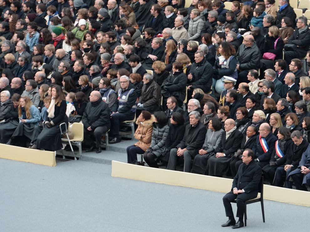 Homenaje solemne de Francia a las víctimas de los atentados de París