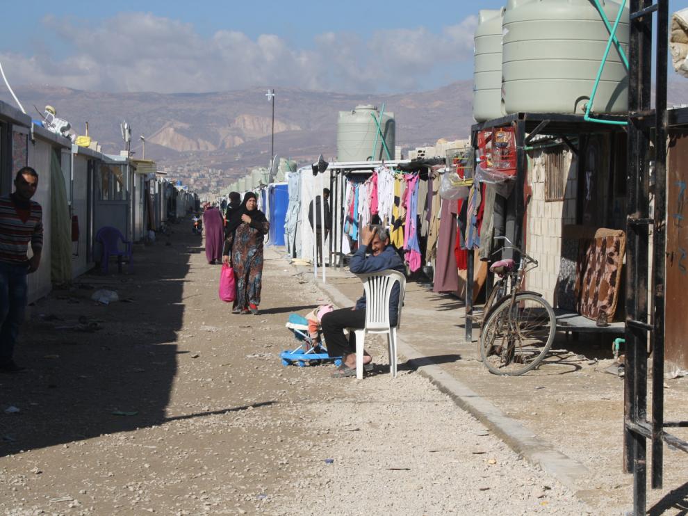 Campo de refugiados de Al Auda, en el que está trabajando actualmente Cives Mundi.