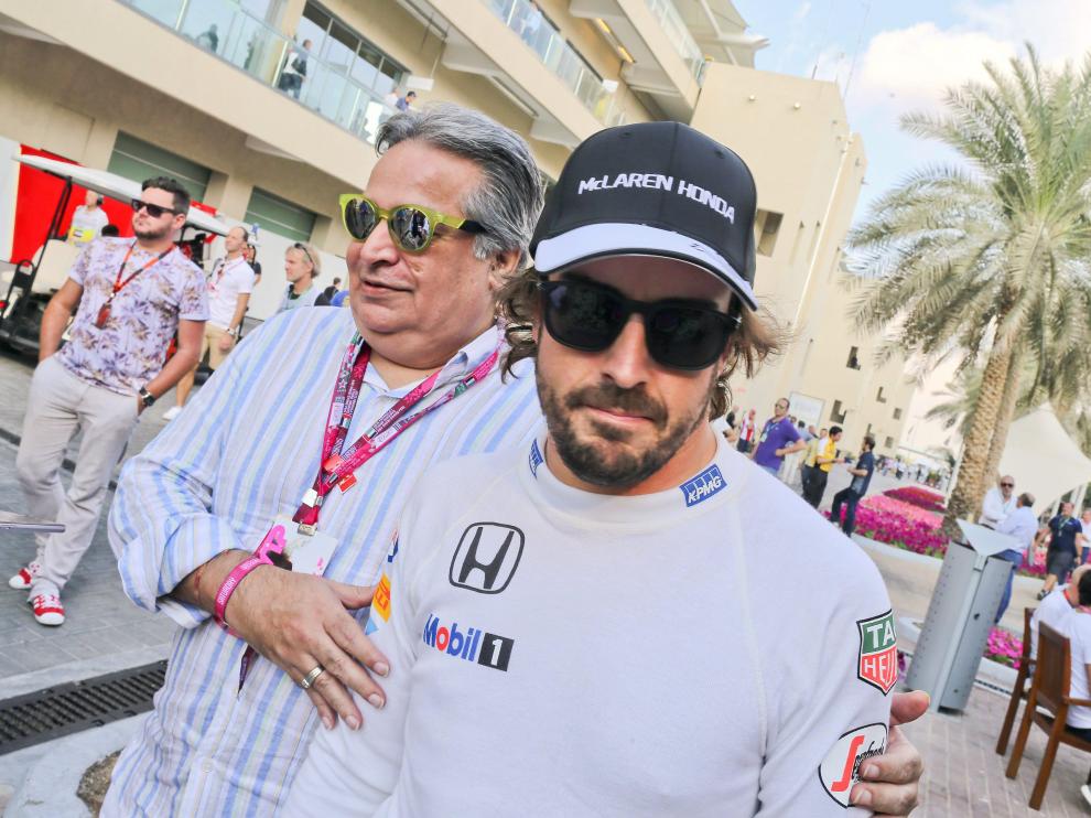 Alonso este sábado en Abu Dhabi.
