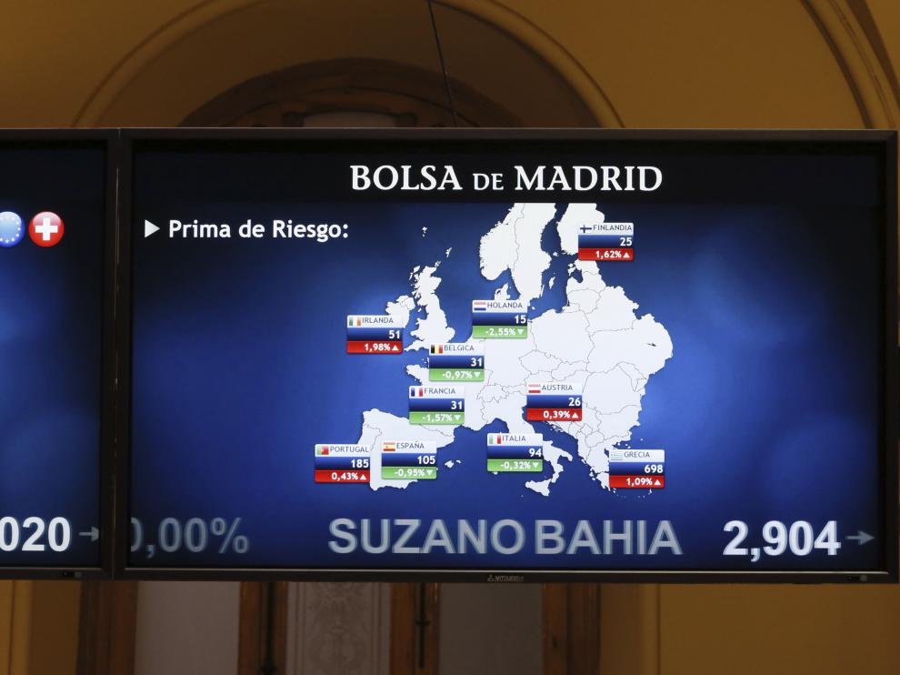 Imagen de archivo de la Bolsa de Madrid