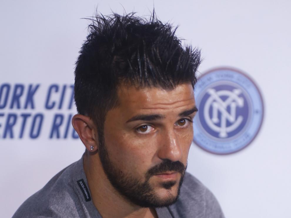 El jugador de fútbol, David Villa.