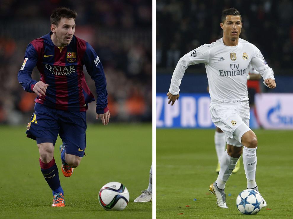 Messi, Cristiano Ronaldo y Neymar.