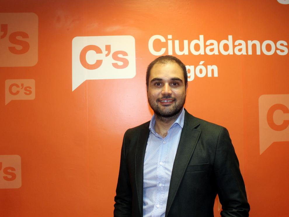 Rodrigo Gómez García, diputado de Cs Zaragoza al Congreso.