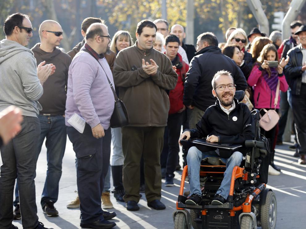 Pablo Echenique en Bilbao