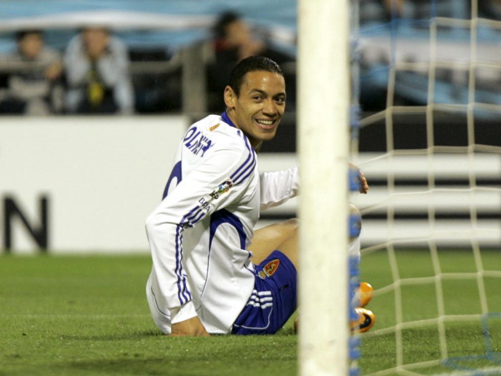 Ricardo Oliveira, en su época con el Real Zaragoza