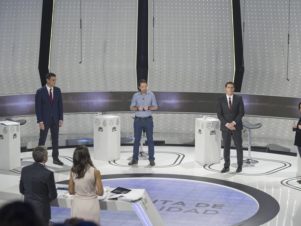 Debate electoral en Atresmedia