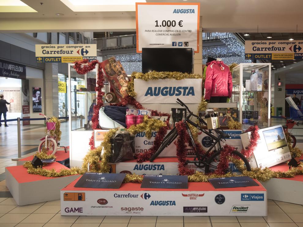 El ganador del juego 'En busca del tesoro', que organiza el C.C. Augusta, se llevará un gran aguinaldo valorado en 5.000 euros.