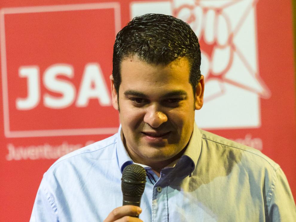 El cabeza de lista del PSOE al Congreso por la provincia de Huesca, Gonzalo Palacín.