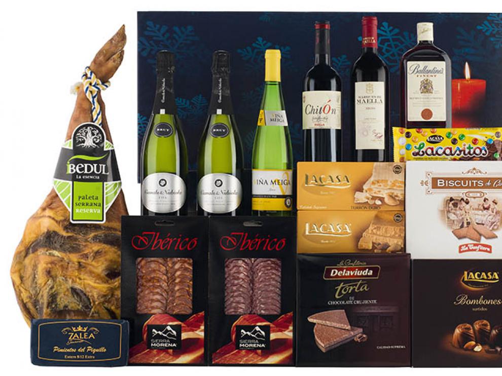 Sorteo de 5 cestas de Navidad con productos aragoneses