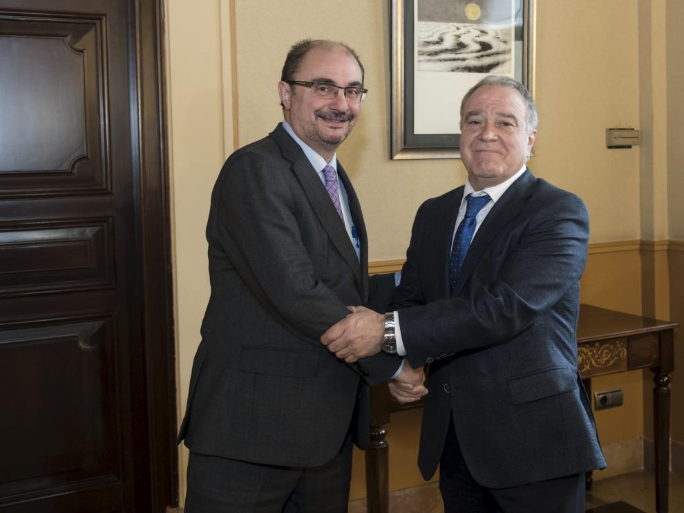 Javier Lambán y Gracia en el Pignatelli